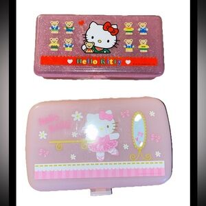 Hello Kitty Pink Pencil Cases VINTAGE 1996/2006